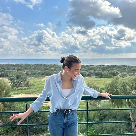 Relaxing Near The Sea